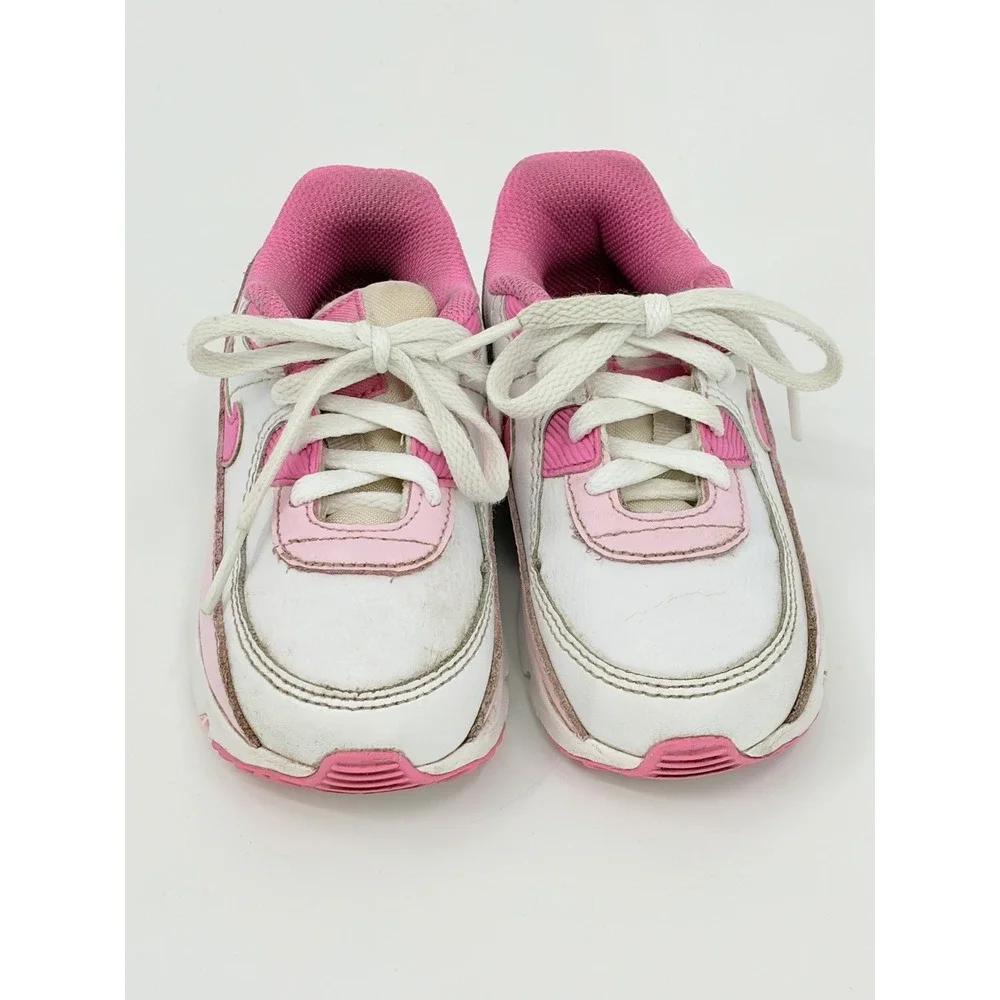 Nike Air Max 90 Playful Pink White Toddler Sneakers Size 8C FZ3557-100